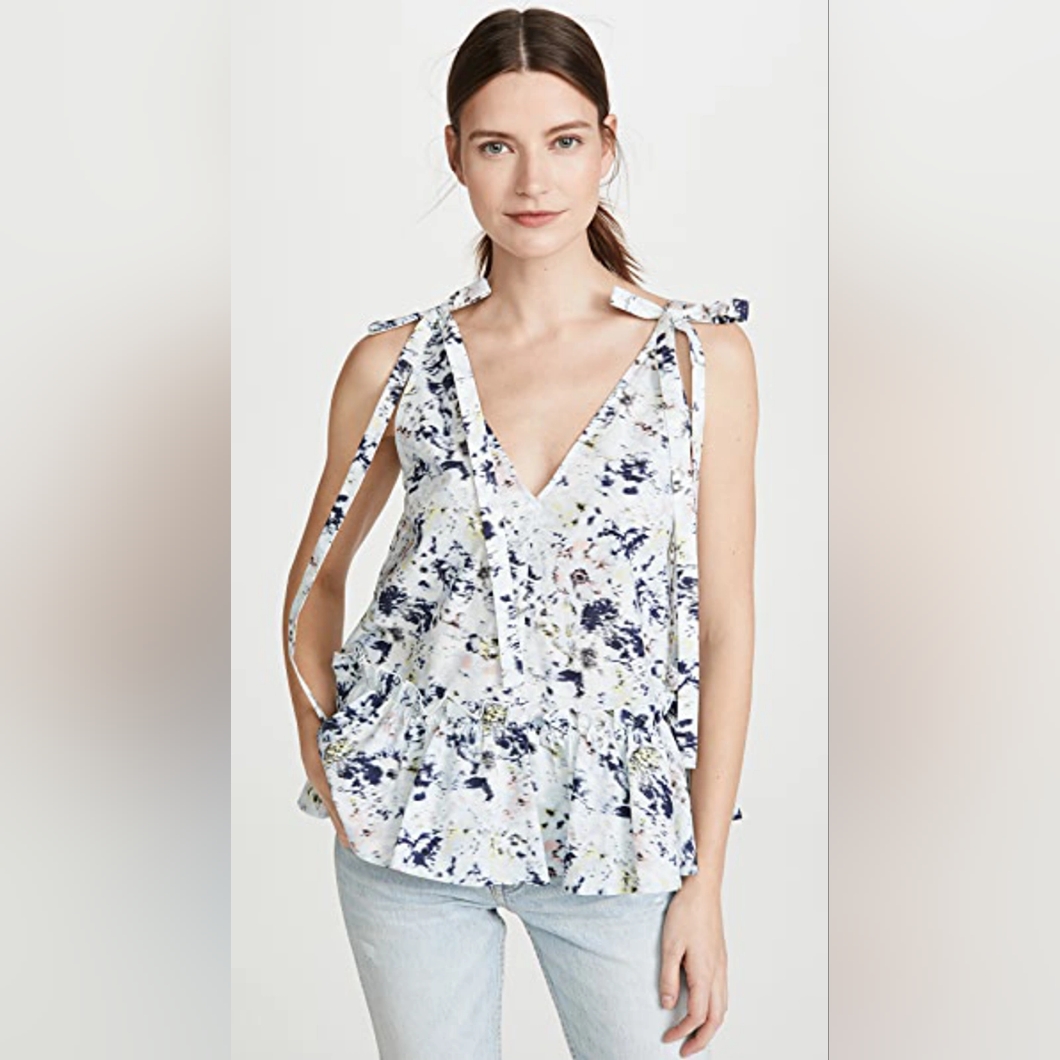 Jason Wu Blurred Magnolia Top